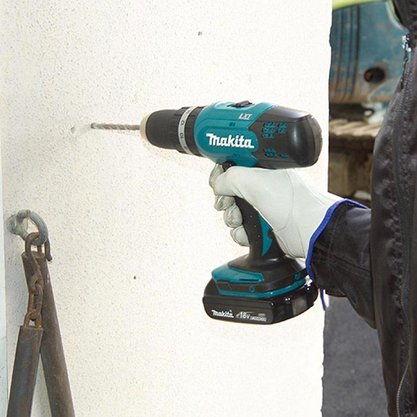 Parafusadeira e Furadeira de Impacto a Bateria Com Mandril de 1/2 18V LXT DHP453SFX8 Makita