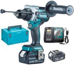 Parafusadeira Furadeira De Impacto 18V LXT Mandril De 1/2 DHP486RTJ Bateria 5.0Ah Makita