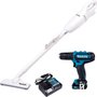 Combo Aspirador e Parafusadeira a Bateria 12V CXT DCL106+HP333 Makita